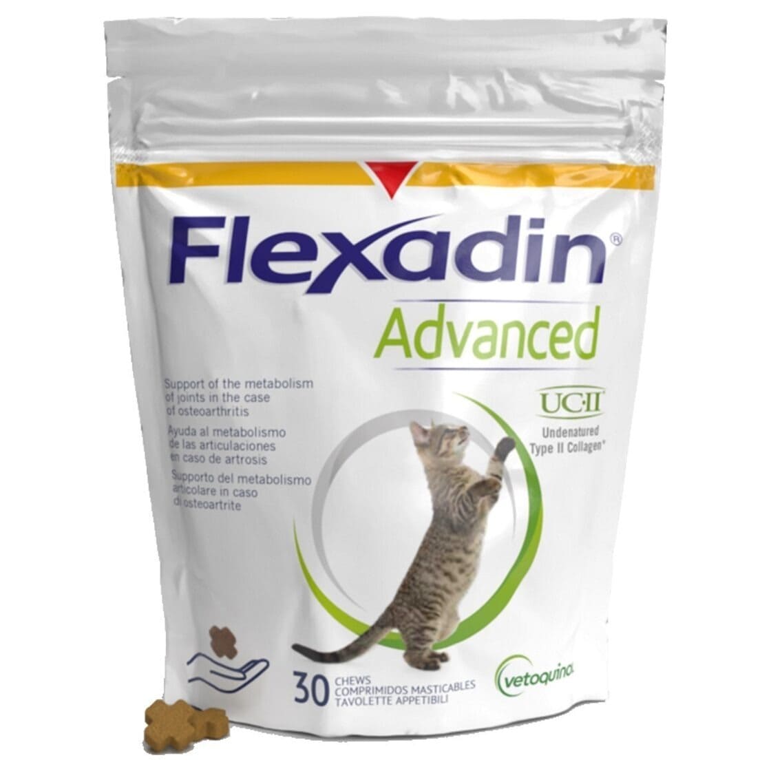 Vetoquinol Flexadin Advanced tabletes locītavām kaķiem N30